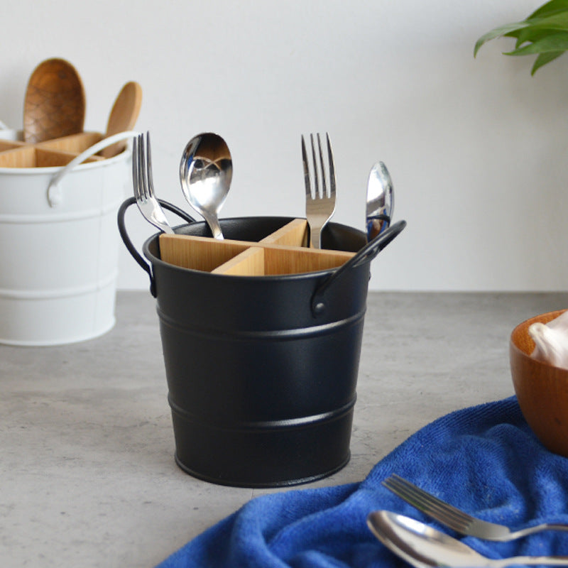 Household With Separated Drain Chopsticks Tube Multi-Functional Plastic Chopsticks Cage Storage Box Kitchen Rack Chopsticks Barrel