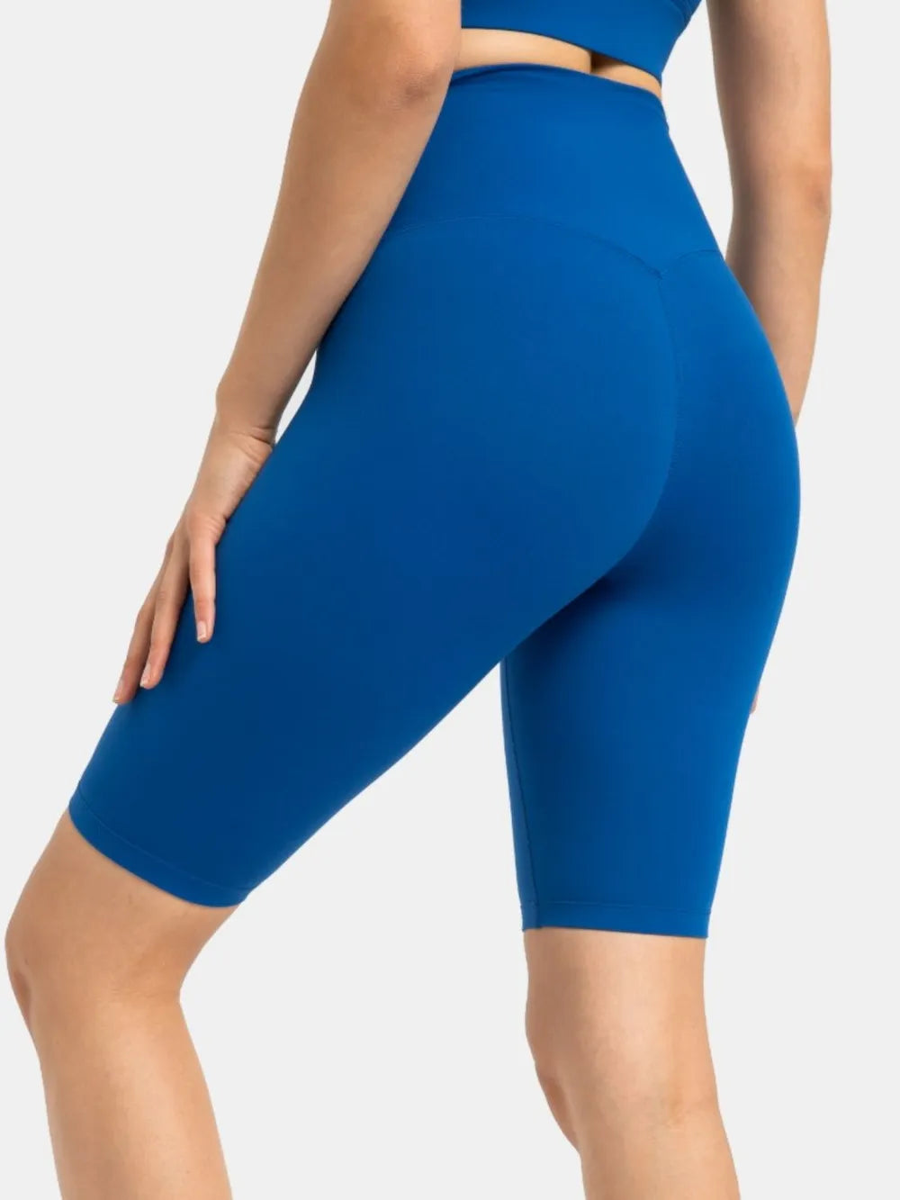 High Rise Wide Waistband Active Shorts