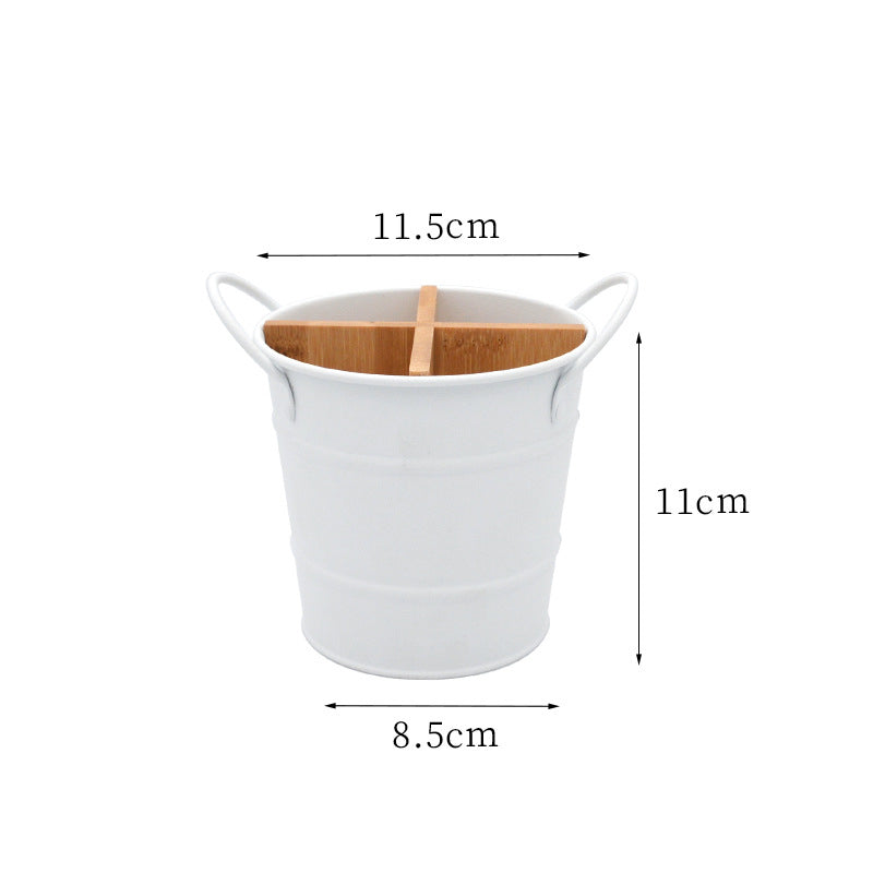 Household With Separated Drain Chopsticks Tube Multi-Functional Plastic Chopsticks Cage Storage Box Kitchen Rack Chopsticks Barrel