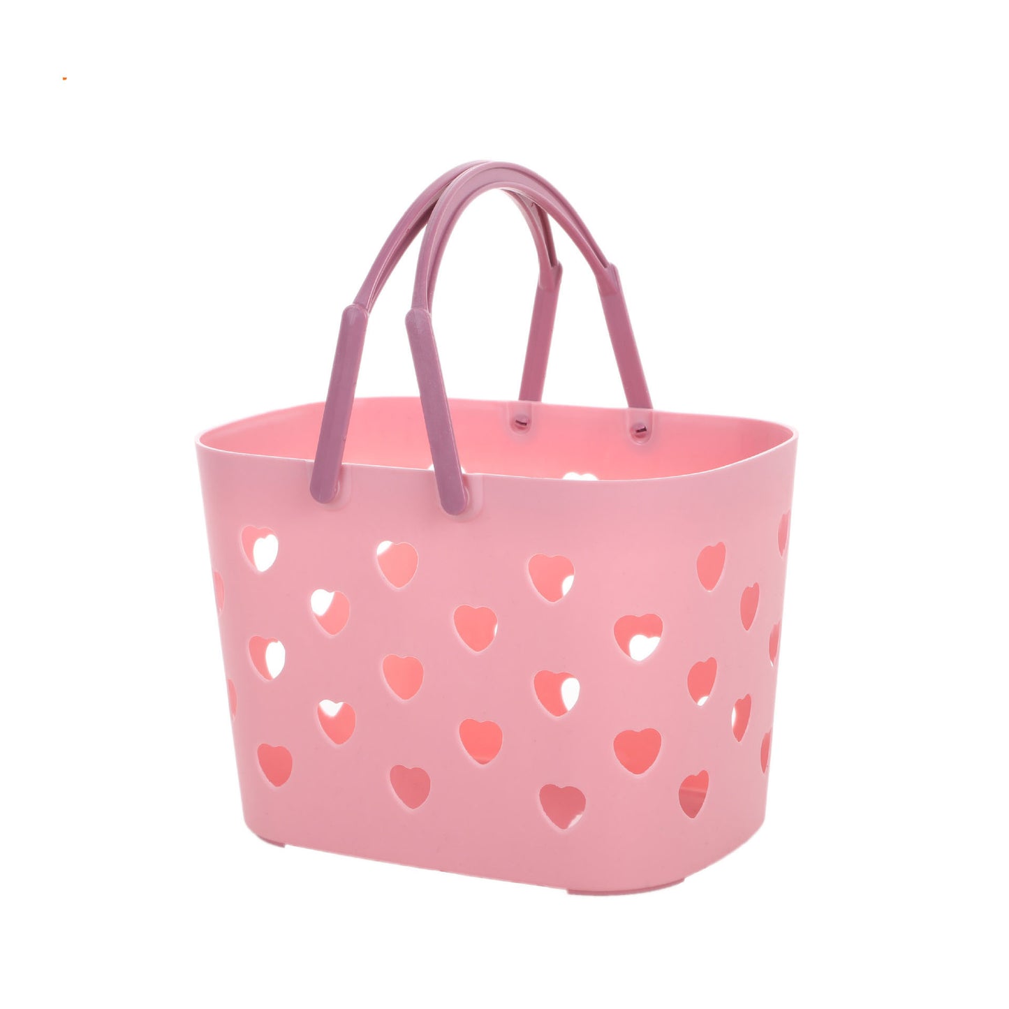 Bathroom Toilet Clothes Toiletries Storage Dirty Clothes Basket Portable Love Hollow Bath Basket Shopping Storage Basket