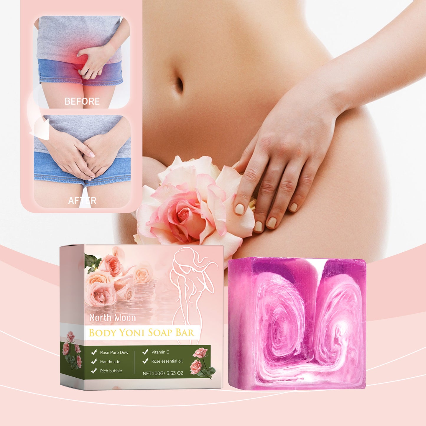 Women's Skin Care Soap, Women's Body Cleansing, Moisturizing And Nourishing Skin Care Soap