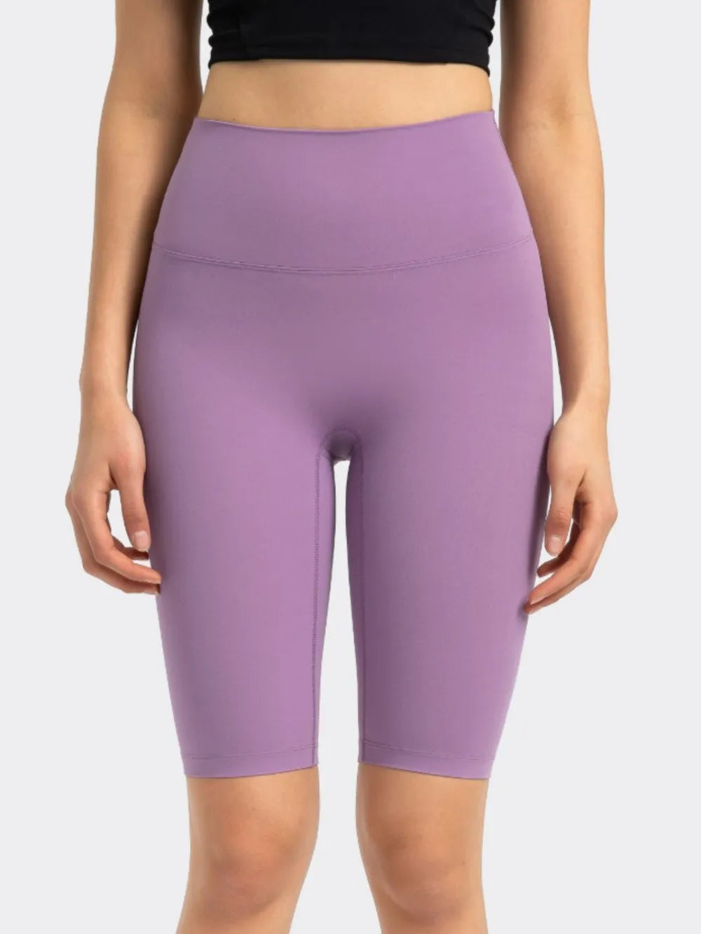 High Rise Wide Waistband Active Shorts