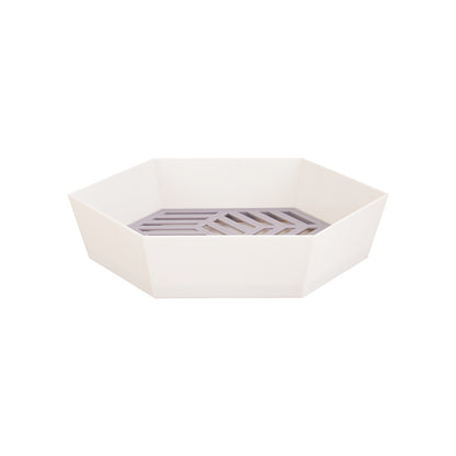 Double Creative Drain Basket Fruit Plate Washing Basket Kitchen Household Living Room Supplies