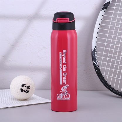 Outdoor sports kettle with handle portable thermos cup anti-fall mountaineering water cup home vacuum cup