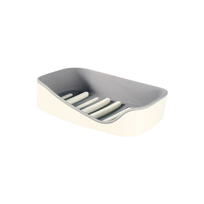 Traceless Paste Drain Soap Box Creative Double-Layer Non-Jamming Bathroom Rack Suction Wall Soap Box
