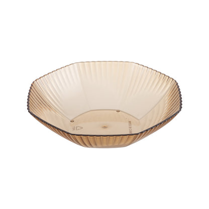 Living Room Dried Fruit Plate European-Style Crystal Snack Candy Plate Household Translucent Light Luxury Cold Dish Plate
