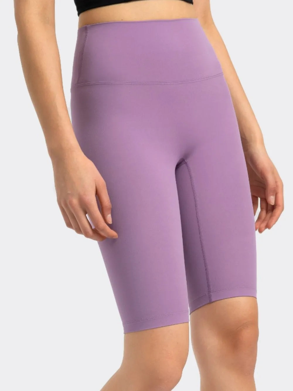 High Rise Wide Waistband Active Shorts