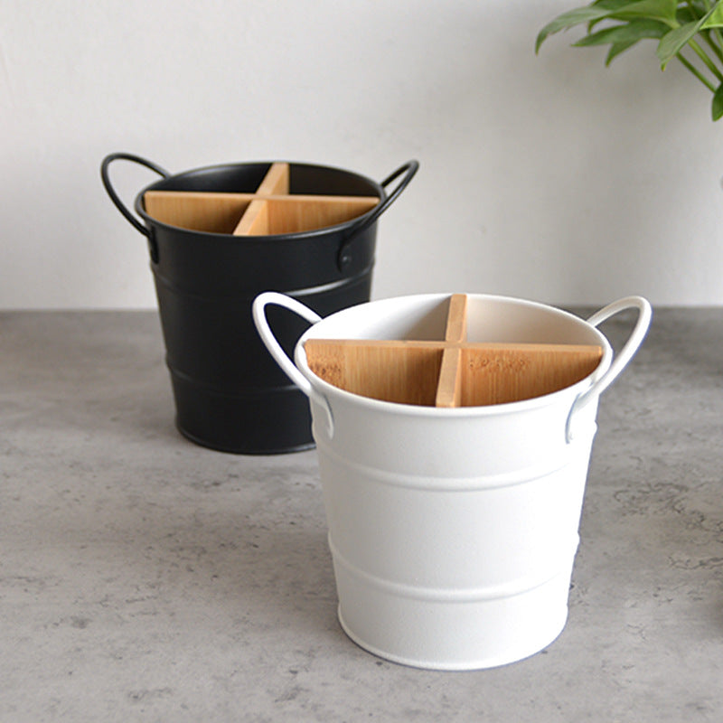 Household With Separated Drain Chopsticks Tube Multi-Functional Plastic Chopsticks Cage Storage Box Kitchen Rack Chopsticks Barrel