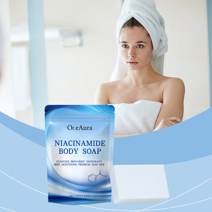 Niacinamide Soap Gently Cleans And Moisturizes Skin, Brightening, Silky, And Refreshing Body Soap